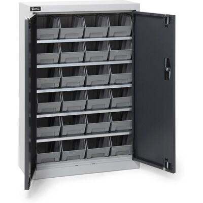 Armadio ante battenti Fami Perfom AK 700x267x1001mm con 24 contenitori Picking Box Air Armadio ante battenti Fami Perfom AK 700x267x1001mm con 24 contenitori Picking Box Air