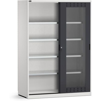 Armadio officina Fami Perfom 1427x650x2000mm con ante scorrevoli policarbonato e 4 ripiani Armadio officina Fami Perfom 1427x650x2000mm con ante scorrevoli policarbonato e 4 ripiani