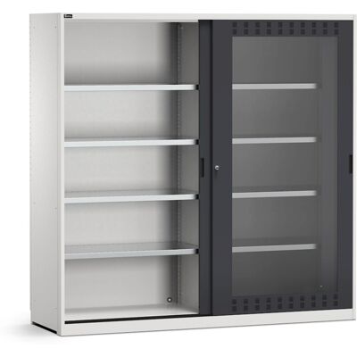 Armadio officina Fami Perfom 2040x650x2000mm con ante scorrevoli policarbonato e 4 ripiani Armadio officina Fami Perfom 2040x650x2000mm con ante scorrevoli policarbonato e 4 ripiani