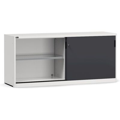 Armadio officina Fami Perfom 2040x600x915mm con ante scorrevoli e 2 ripiani fessurati Armadio officina Fami Perfom 2040x600x915mm con ante scorrevoli e 2 ripiani fessurati