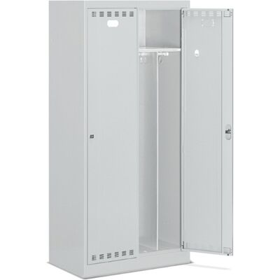 Fami - 805x500x1750 - Grigio - 2 scomparti - Armadio Fami - 805x500x1750 - Grigio - 2 scomparti - Armadio