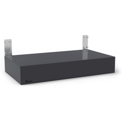 Base per scaffali Fami Visual Box Classic 604x322x100mm in lamiera d'acciaio antracite Base per scaffali Fami Visual Box Classic 604x322x100mm in lamiera d'acciaio antracite