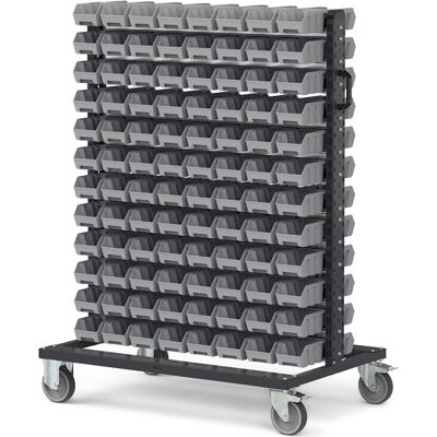 Carrello porta minuteria Fami Bin Cart 1067x668x1384mm con 192 contenitori Picking Box Air Carrello porta minuteria Fami Bin Cart 1067x668x1384mm con 192 contenitori Picking Box Air