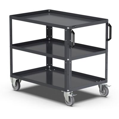 Carrello a tre ripiani Fami Linea 391 XL 1028x615x846mm con bordo rialzato, portata 330kg Carrello a tre ripiani Fami Linea 391 XL 1028x615x846mm con bordo rialzato, portata 330kg