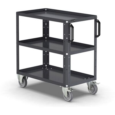 Carrello a tre ripiani Fami Linea 391 XS 888x455x846mm con bordo rialzato, portata 330kg Carrello a tre ripiani Fami Linea 391 XS 888x455x846mm con bordo rialzato, portata 330kg