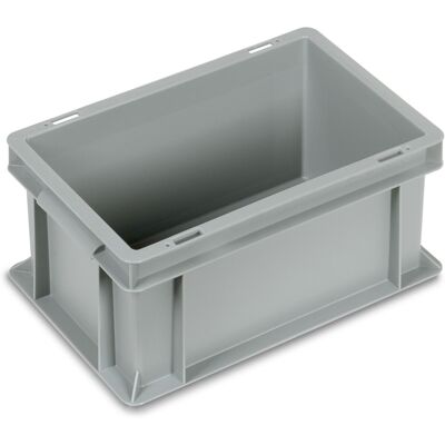 Cassette in plastica Fami Euro Box 300x200x147mm con maniglie a conchiglia e fondo liscio (10pz) Cassette in plastica Fami Euro Box 300x200x147mm con maniglie a conchiglia e fondo liscio (10pz)