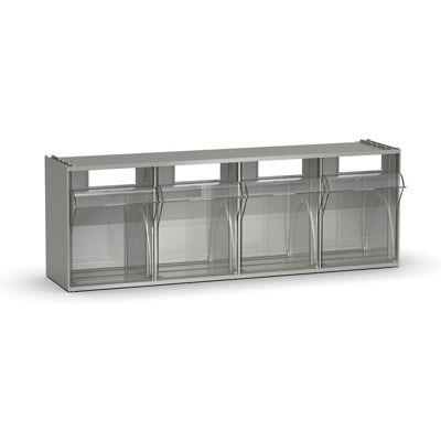 Cassettiera porta minuteria Fami Visual Box 600x178x206mm con 4 cassetti Cassettiera porta minuteria Fami Visual Box 600x178x206mm con 4 cassetti