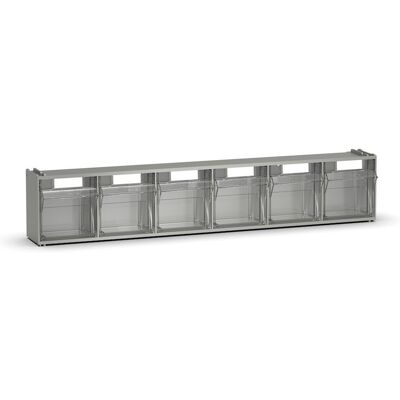 Cassettiera porta minuteria Fami Visual Box 600x96x112mm con 6 cassetti Cassettiera porta minuteria Fami Visual Box 600x96x112mm con 6 cassetti