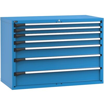 Cassettiera Fami Master 1428x726x1000mm blu con 7 cassetti ad estrazione regolabile Cassettiera Fami Master 1428x726x1000mm blu con 7 cassetti ad estrazione regolabile