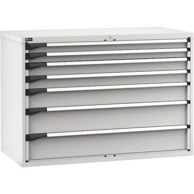 Cassettiera Fami Master 1428x726x1000mm grigio con 7 cassetti ad estrazione regolabile Cassettiera Fami Master 1428x726x1000mm grigio con 7 cassetti ad estrazione regolabile