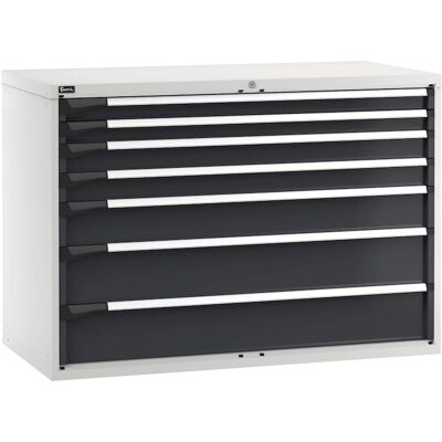 Cassettiera Fami Master 1428x726x1000mm bicolore con 7 cassetti ad estrazione telescopica Cassettiera Fami Master 1428x726x1000mm bicolore con 7 cassetti ad estrazione telescopica