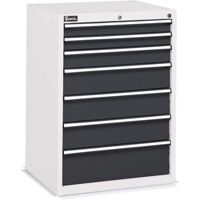 Cassettiera portautensili Fami Flexa 717x600x1002mm con 7 cassetti ad estrazione totale, 900Kg Cassettiera portautensili Fami Flexa 717x600x1002mm con 7 cassetti ad estrazione totale, 900Kg