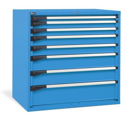 Cassettiera per industria Fami Master DE 1020x726x1000mm blu con 8 cassetti, 2000Kg Cassettiera per industria Fami Master DE 1020x726x1000mm blu con 8 cassetti, 2000Kg