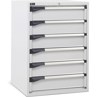 Cassettiera per industria Fami Master DE 714x726x1000mm grigio con 6 cassetti, 2000Kg Cassettiera per industria Fami Master DE 714x726x1000mm grigio con 6 cassetti, 2000Kg