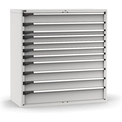 Cassettiera Fami Master 11 cassetti ad estrazione totale grigio, 1428x726x1500mm Cassettiera Fami Master 11 cassetti ad estrazione totale grigio, 1428x726x1500mm