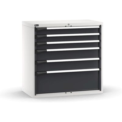 Cassettiera Fami Master bicolore a 6 cassetti ad estrazione totale 1020x573x1000mm Cassettiera Fami Master bicolore a 6 cassetti ad estrazione totale 1020x573x1000mm