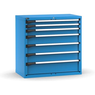 Cassettiera Fami Master blu a 7 cassetti ad estrazione regolabile 1020x573x1000mm Cassettiera Fami Master blu a 7 cassetti ad estrazione regolabile 1020x573x1000mm