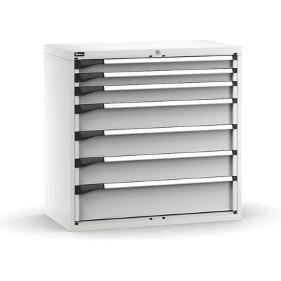 Cassettiera Fami Master grigio a 7 cassetti ad estrazione totale 1020x573x1000mm Cassettiera Fami Master grigio a 7 cassetti ad estrazione totale 1020x573x1000mm