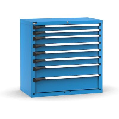 Cassettiera Fami Master blu a 8 cassetti ad estrazione regolabile 1020x573x1000mm Cassettiera Fami Master blu a 8 cassetti ad estrazione regolabile 1020x573x1000mm