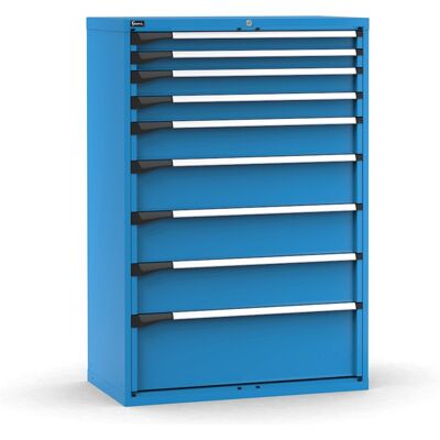 Cassettiera Fami Master blu a 9 cassetti ad estrazione regolabile 1020x573x1500mm Cassettiera Fami Master blu a 9 cassetti ad estrazione regolabile 1020x573x1500mm
