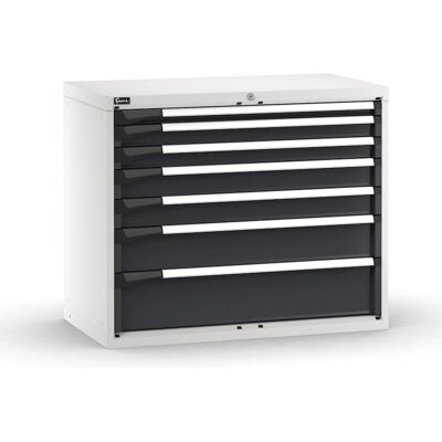 Cassettiera Fami Master bicolore a 7 cassetti ad estrazione regolabile 1020x573x850mm Cassettiera Fami Master bicolore a 7 cassetti ad estrazione regolabile 1020x573x850mm