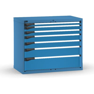 Cassettiera Fami Master blu a 7 cassetti ad estrazione regolabile 1020x573x850mm Cassettiera Fami Master blu a 7 cassetti ad estrazione regolabile 1020x573x850mm