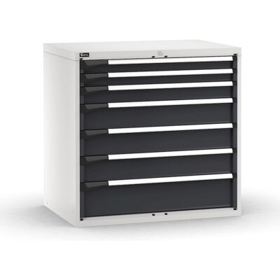 Cassettiera Fami Master grigio antracite a 7 cassetti grandi ad estrazione totale 1020x726x1000mm Cassettiera Fami Master grigio antracite a 7 cassetti grandi ad estrazione totale 1020x726x1000mm
