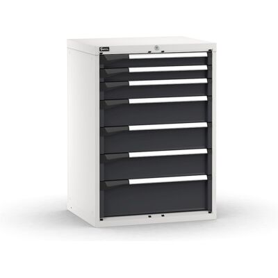 Cassettiera Fami Master bicolore a 7 cassetti ad estrazione regolabile 714x573x1000mm Cassettiera Fami Master bicolore a 7 cassetti ad estrazione regolabile 714x573x1000mm