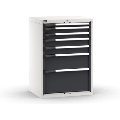 Cassettiera Fami Master bicolore a 7 cassetti per materiali voluminosi 714x573x1000mm Cassettiera Fami Master bicolore a 7 cassetti per materiali voluminosi 714x573x1000mm