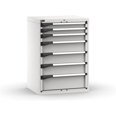 Cassettiera Fami Master grigio a 7 cassetti ad estrazione regolabile 714x573x1000mm Cassettiera Fami Master grigio a 7 cassetti ad estrazione regolabile 714x573x1000mm