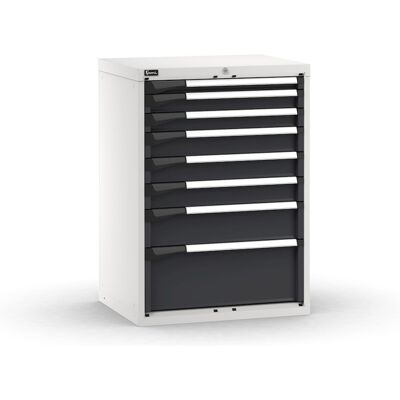 Cassettiera Fami Master bicolore a 8 cassetti ad estrazione regolabile 714x573x1000mm Cassettiera Fami Master bicolore a 8 cassetti ad estrazione regolabile 714x573x1000mm