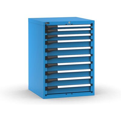 Cassettiera Fami Master blu a 10 cassetti ad estrazione totale 714x726x1000mm Cassettiera Fami Master blu a 10 cassetti ad estrazione totale 714x726x1000mm