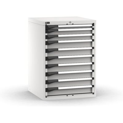 Cassettiera Fami Master grigia a 10 cassetti ad estrazione totale 714x726x1000mm Cassettiera Fami Master grigia a 10 cassetti ad estrazione totale 714x726x1000mm