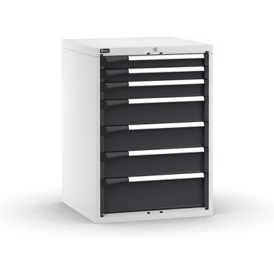 Cassettiera Fami Master 714x726x1000mm bicolore con 7 cassetti ad estrazione telescopica Cassettiera Fami Master 714x726x1000mm bicolore con 7 cassetti ad estrazione telescopica