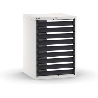Cassettiera Fami Master 714x726x1000mm bicolore con 9 cassetti ad estrazione telescopica Cassettiera Fami Master 714x726x1000mm bicolore con 9 cassetti ad estrazione telescopica