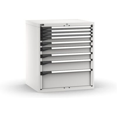 Cassettiera Fami Master grigio a 9 cassetti ad estrazione regolabile 867x726x1000mm Cassettiera Fami Master grigio a 9 cassetti ad estrazione regolabile 867x726x1000mm