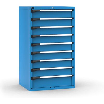Cassettiera Fami Master blu a 9 cassetti ad estrazione regolabile 867x726x1500mm Cassettiera Fami Master blu a 9 cassetti ad estrazione regolabile 867x726x1500mm
