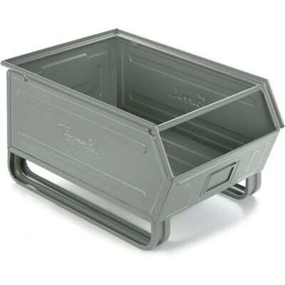 Contenitore a bocca di lupo in acciaio Fami FLS Steel 480x725x385mm slitta (4pz) Contenitore a bocca di lupo in acciaio Fami FLS Steel 480x725x385mm slitta (4pz)