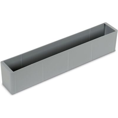 Contenitore divisorio Fami 550x87x110mm per cassette Euro Box, capacità 4,6lt Contenitore divisorio Fami 550x87x110mm per cassette Euro Box, capacità 4,6lt