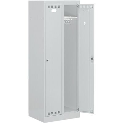 Armadio spogliatoio 2 scomparti Fami 610x500x1750 mm Armadio spogliatoio 2 scomparti Fami 610x500x1750 mm