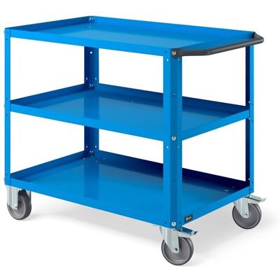 Carrello a tre ripiani Clever Large Fami ruote sintetiche antistatiche portata 300kg Carrello a tre ripiani Clever Large Fami ruote sintetiche antistatiche portata 300kg