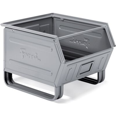 Contenitore a bocca di lupo in acciaio Fami FLS Steel 450x520x300mm slitta (4pz) Contenitore a bocca di lupo in acciaio Fami FLS Steel 450x520x300mm slitta (4pz)