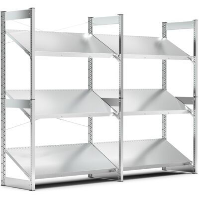 Scaffale a 6 piani inclinati Fami ST2605 2671x621x2016mm metodo LIFO Scaffale a 6 piani inclinati Fami ST2605 2671x621x2016mm metodo LIFO