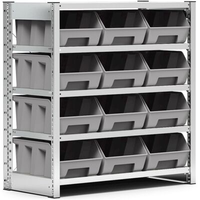 Fami - ST1045 - 5 ripiani - 12 contenitori - Shelving unit Fami - ST1045 - 5 ripiani - 12 contenitori - Shelving unit