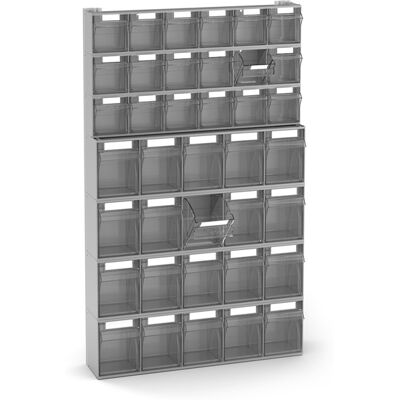 Scaffale portaminuteria Fami Visual Box 602x157x1000mm con 38 cassetti Scaffale portaminuteria Fami Visual Box 602x157x1000mm con 38 cassetti