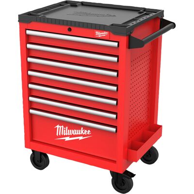 Carrello portautensili rosso Milwaukee SRC27/7-1 741x520x971mm a 7 cassetti Carrello portautensili rosso Milwaukee SRC27/7-1 741x520x971mm a 7 cassetti