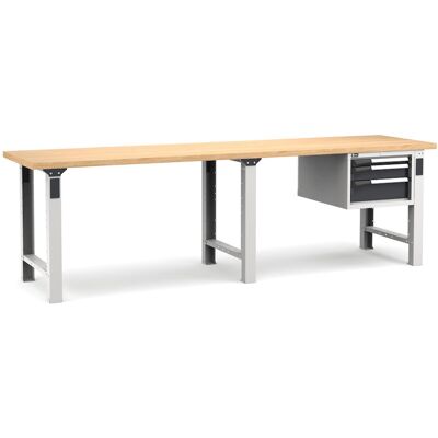 Fami - Master - Grigio chiaro - Piano in multistrato - Workbench Fami - Master - Grigio chiaro - Piano in multistrato - Workbench