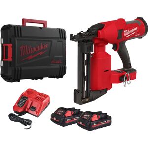 Graffatrice per staccionate Milwaukee M18 Fuel FFUS con 2 batterie, caricabatterie e valigetta Graffatrice per staccionate Milwaukee M18 Fuel FFUS con 2 batterie, caricabatterie e valigetta