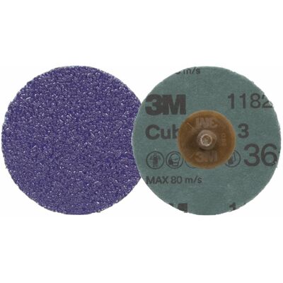 Dischi fibrati 3M Cubitron III Roloc 1182C 76,2mm, grana 36-60 (50pz) Dischi fibrati 3M Cubitron III Roloc 1182C 76,2mm, grana 36-60 (50pz)