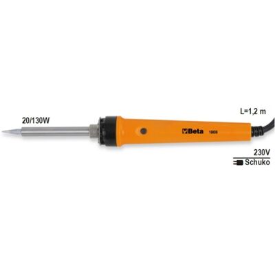 Beta Utensili Saldatore a stagno a stilo elettrico Beta 1808 20-130W Beta Utensili Saldatore a stagno a stilo elettrico Beta 1808 20-130W